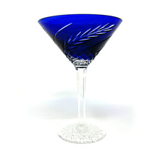 Load image into Gallery viewer, New! Blue Wheat Martini Glass