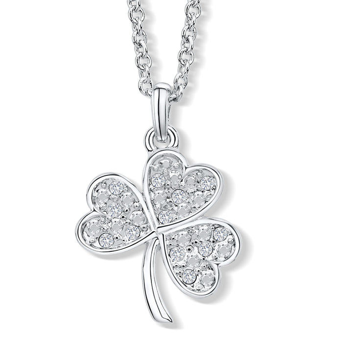 Shamrock Crystal Pendant